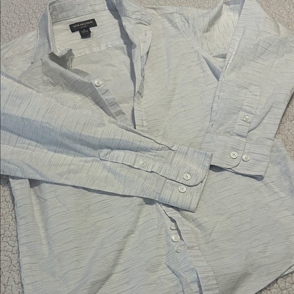 Boys Van Heusen Striped Gray Shirt - Picture 3 of 3